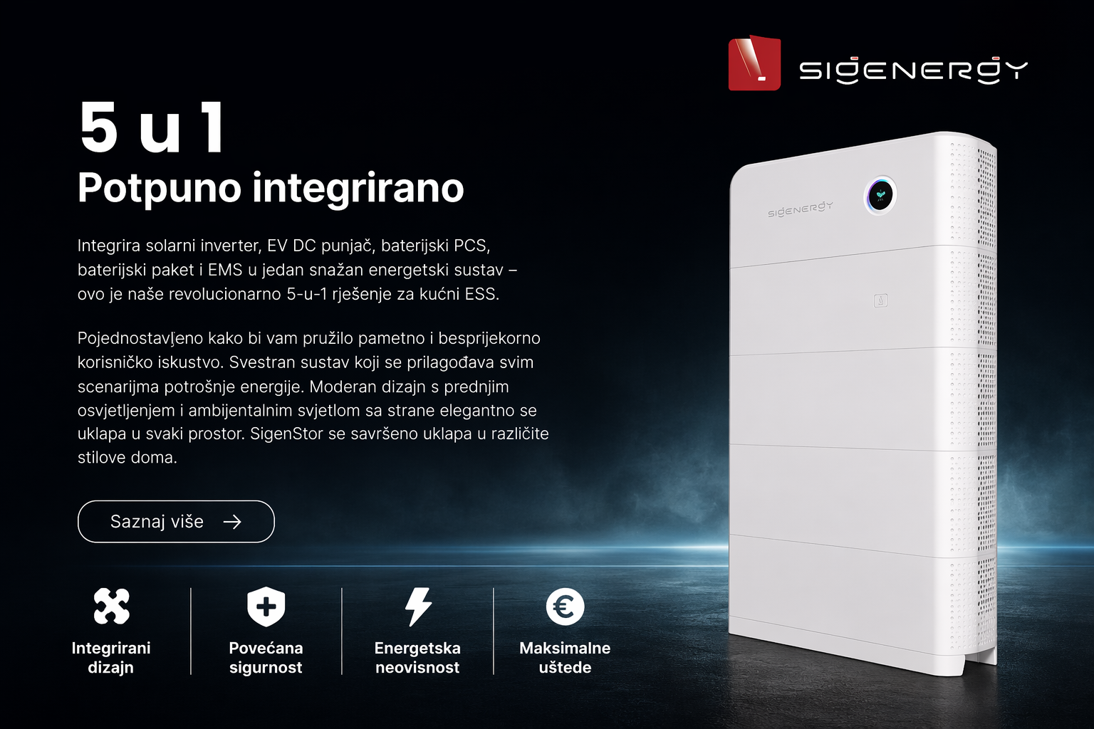 Sigenergy 5 u 1 sustav